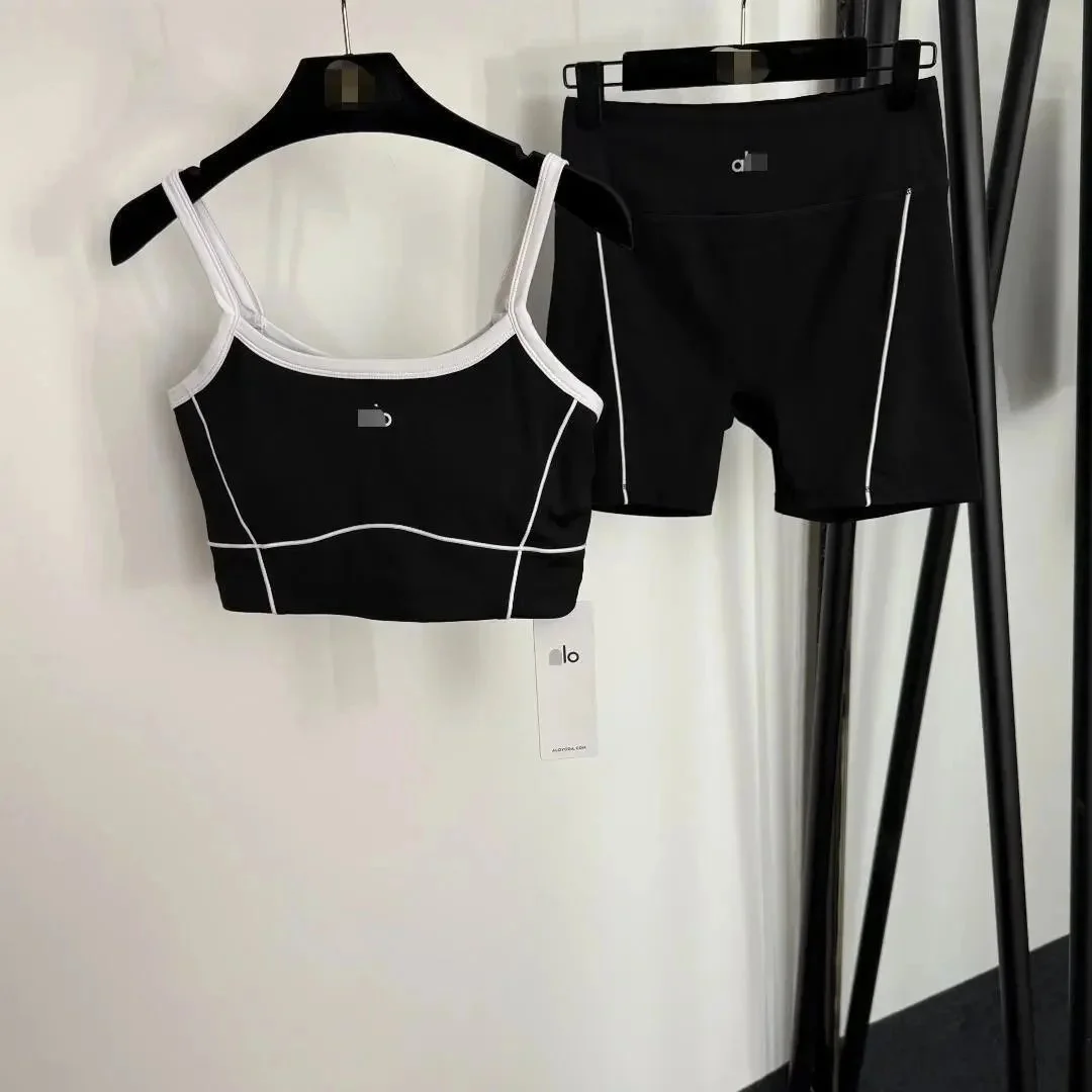 Alo Yoga Alo Yoga Sugarland Black & White Set Black - 1