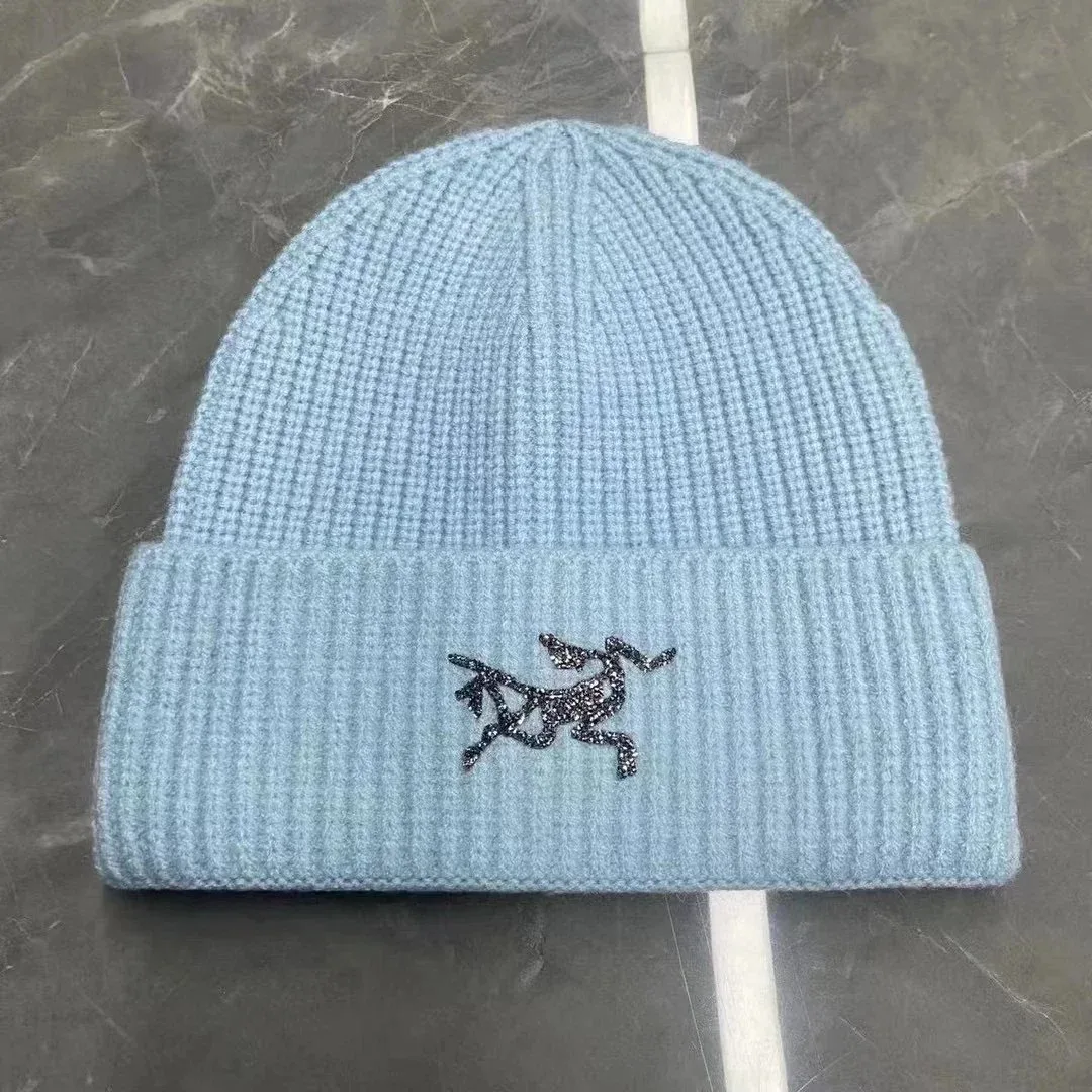 Arc'teryx Arcteryx Light Blue Deer Embroidered Beanie Blue