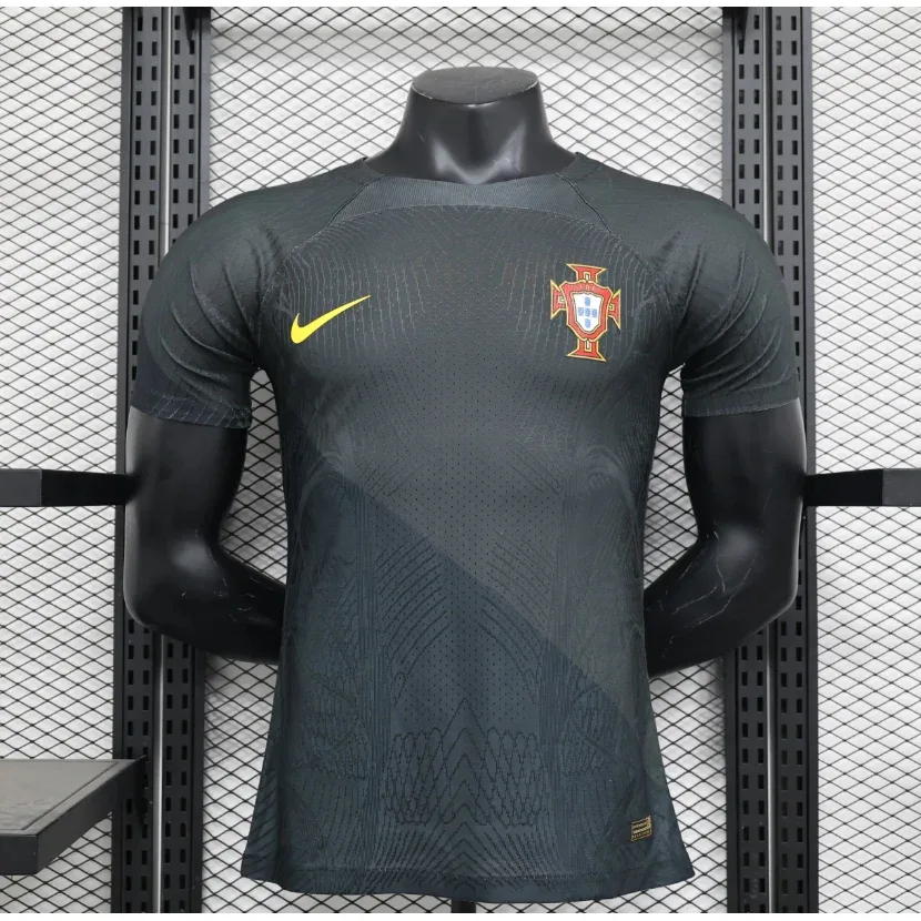 Nike Nike Portugal Away Jersey Black Black - 1