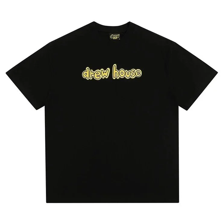Drew House Drew House Black 'drew house' T-Shirt Black - 1