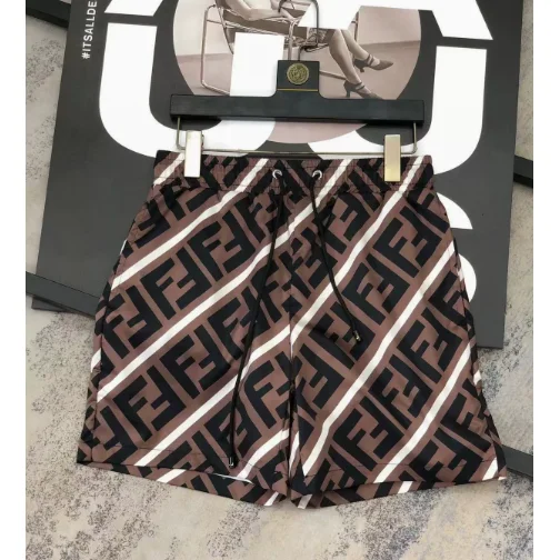 Fendi Fendi FF Monogram Brown Shorts Brown