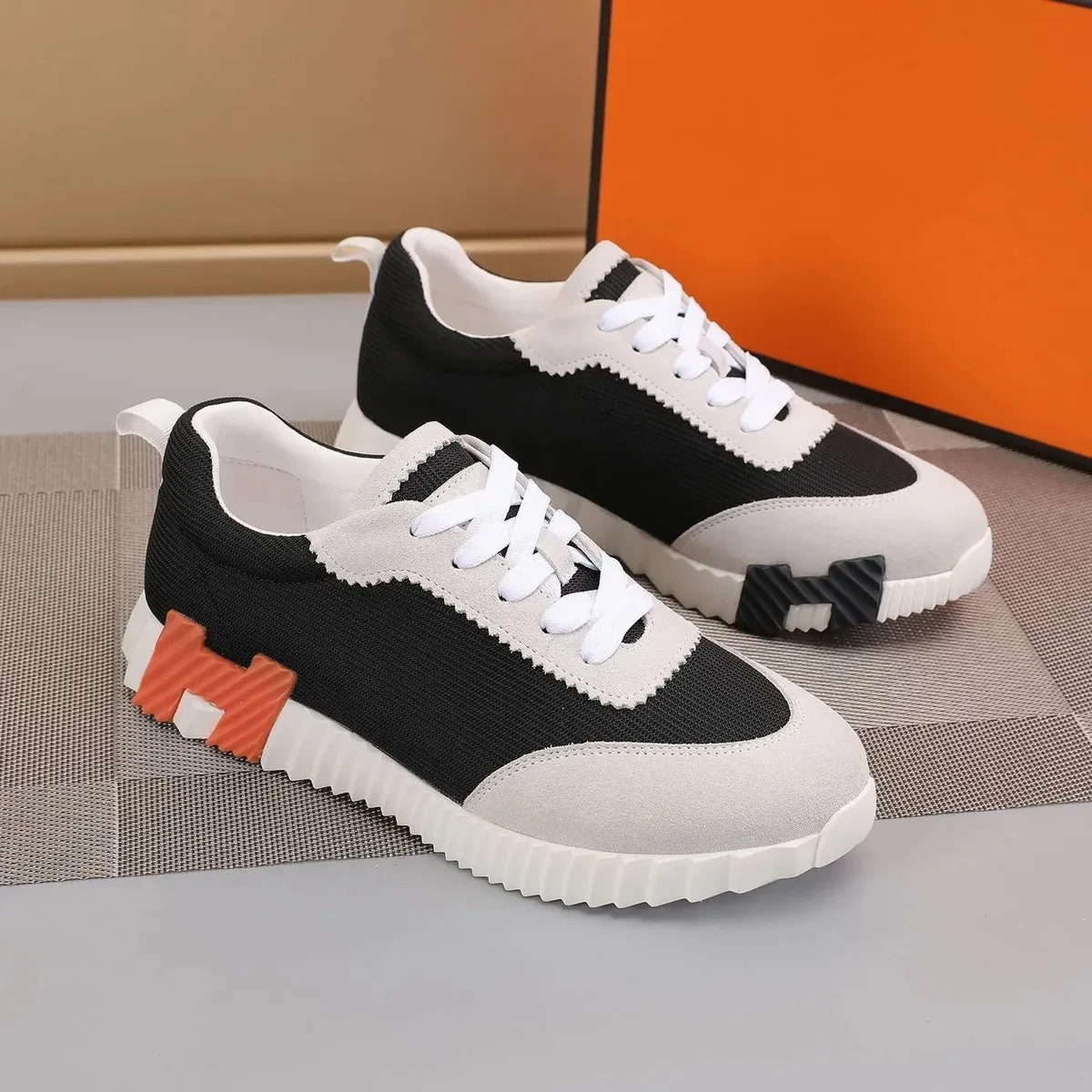 Other Unisex Black & White Tabi Sneakers Black - 1