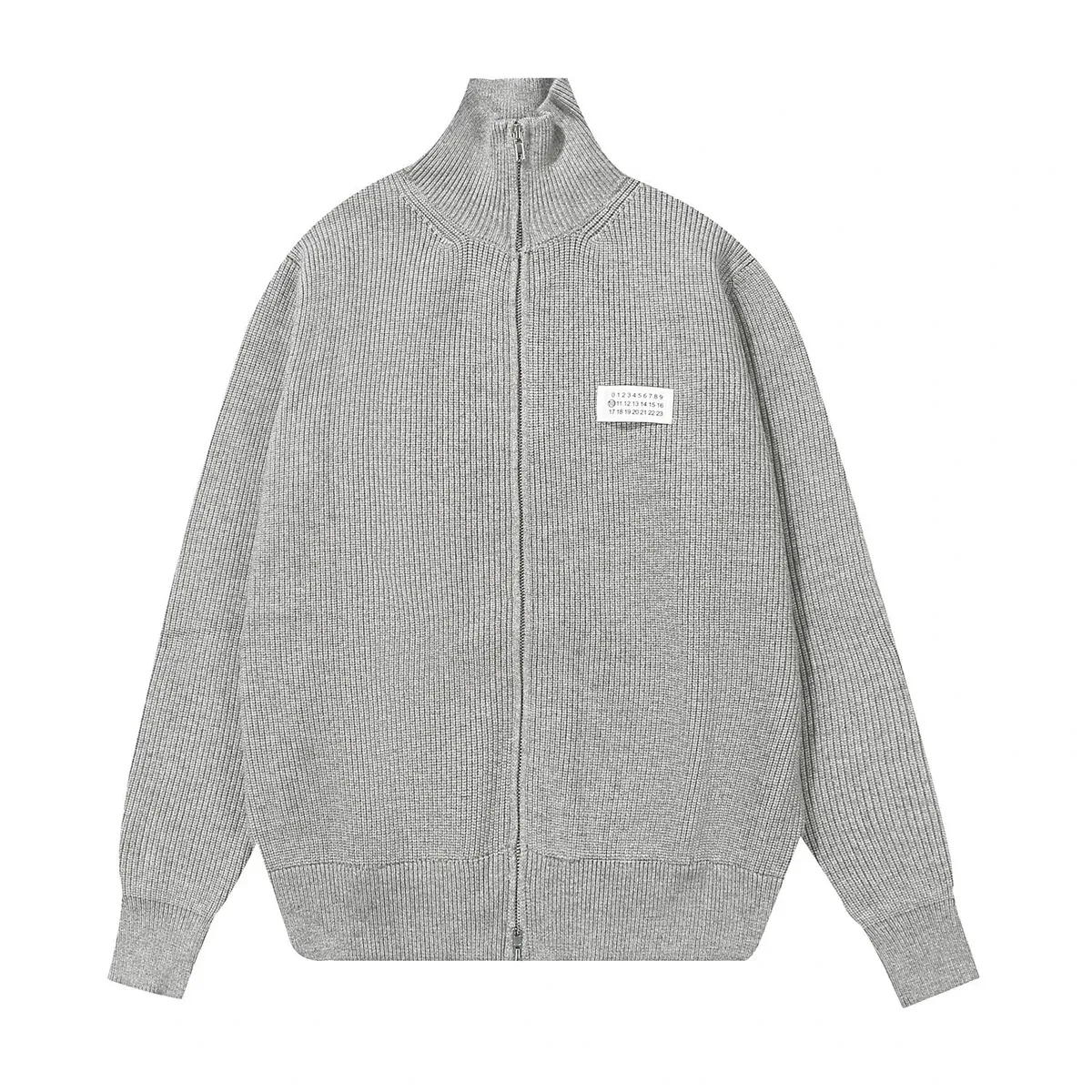 Comme des Garçons Comme des Garçons Play Zip-Up Knit M33 Grey Sweater Grey
