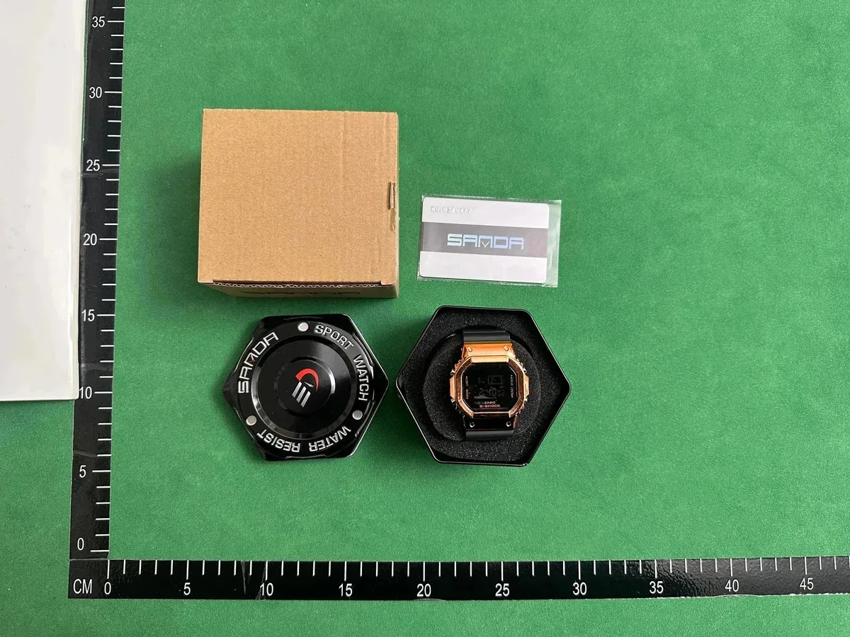 Other SANDA Sport Watch Rose Gold/Black Black - 1