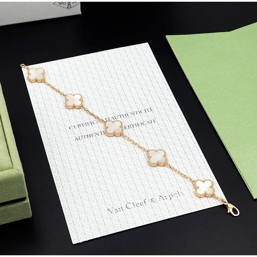 Van Cleef & Arpels Van Cleef & Arpels Alhambra Rose Gold Pearl Bracelet Gold - 1