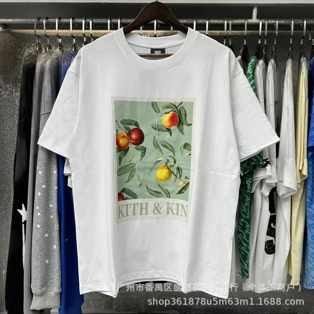 Kith Kith White Fruit Graphic T-Shirt White - 1