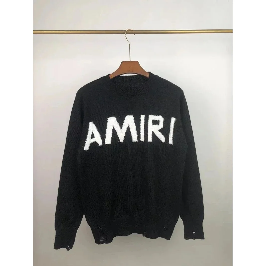 Amiri Amiri AMIRI Black Knit Sweater Black - 1