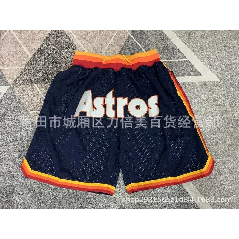 Other NBA Houston Astros Shorts Navy Blue Navy - 1