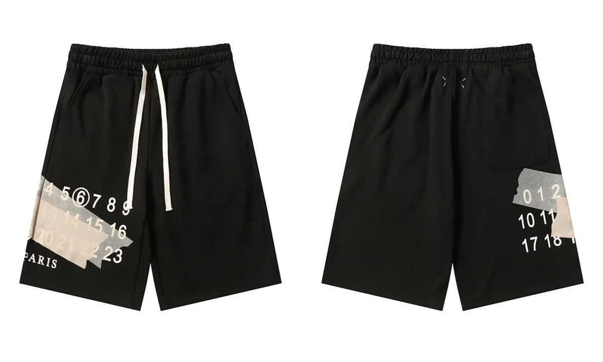 Maison Margiela Maison Margiela Tabi Black Paris Shorts Black - 1