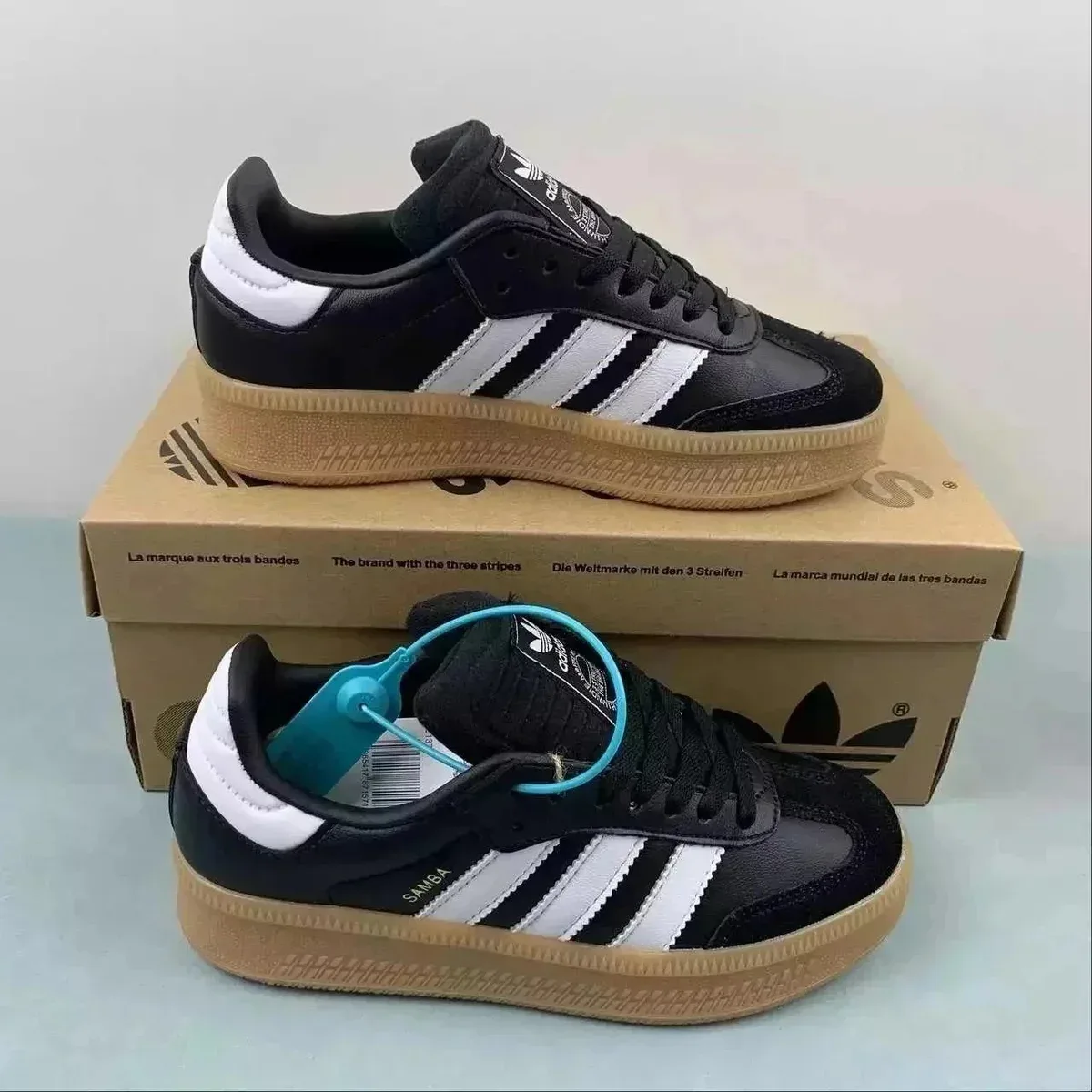 Adidas Adidas Samba Black/White Gum Sneakers Black - 1