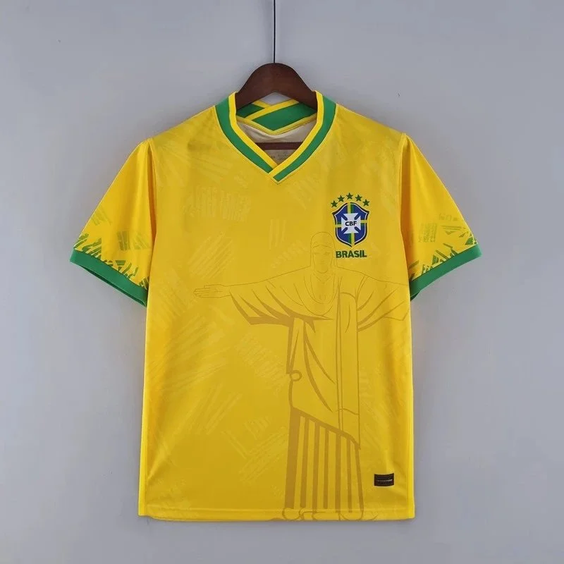 Adidas Adidas Classic Football Brazil Yellow Jersey Yellow - 1