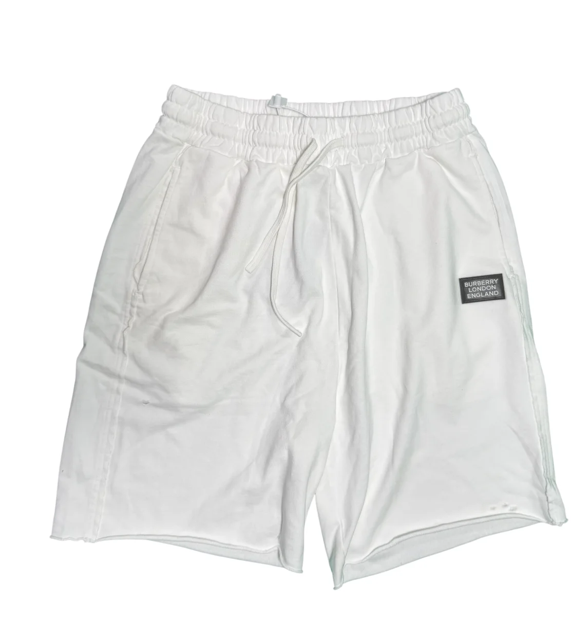 Burberry Burberry White Cotton Shorts White - 1