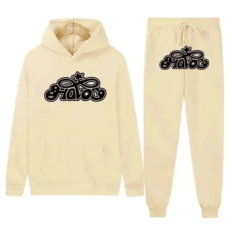 Other Hato DD-26 Beige Hoodie & Pants Set Beige - 1