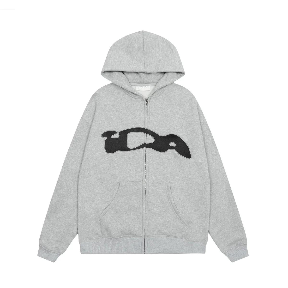 Other Heather Grey Zip-Up Hoodie Grey - 1