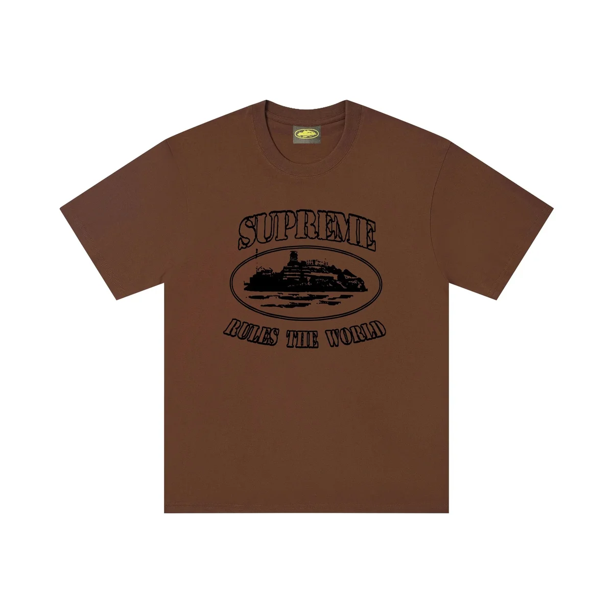 Supreme Supreme Rules the World Brown T-Shirt Brown - 1