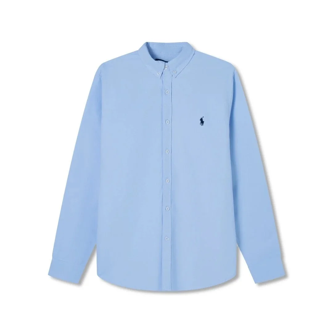 Polo Ralph Lauren Polo Ralph Lauren Classic Logo Light Blue Shirt Blue - 1