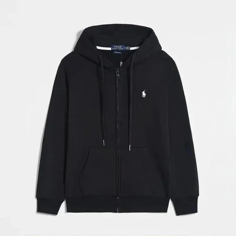 Polo Ralph Lauren Polo Ralph Lauren Black Zip-Up Hoodie Black - 1
