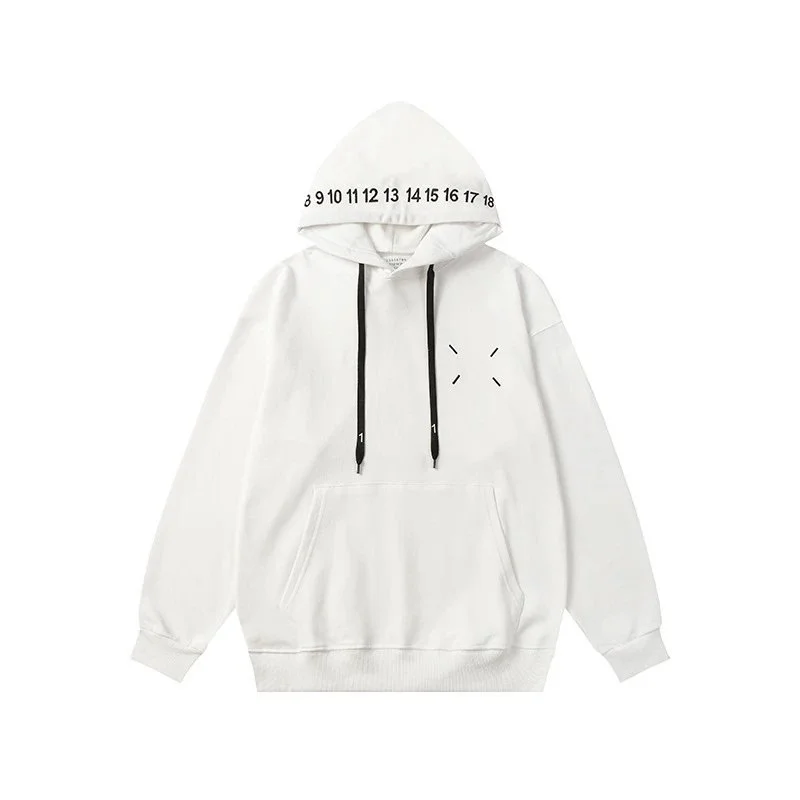 Needles Needles Numbers Hoodie White White - 1