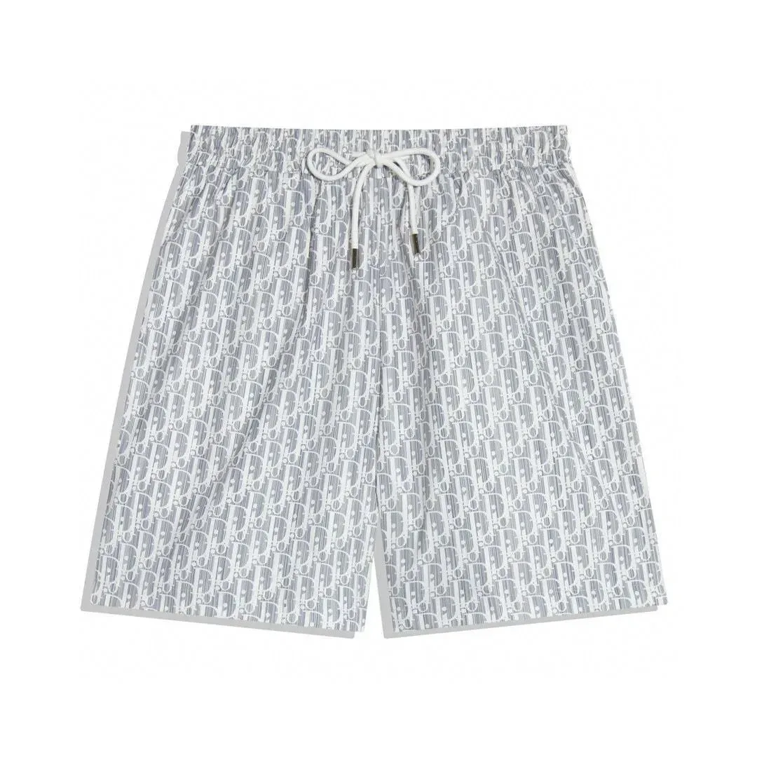 Dior Dior Oblique Blue/White Logo Shorts Blue