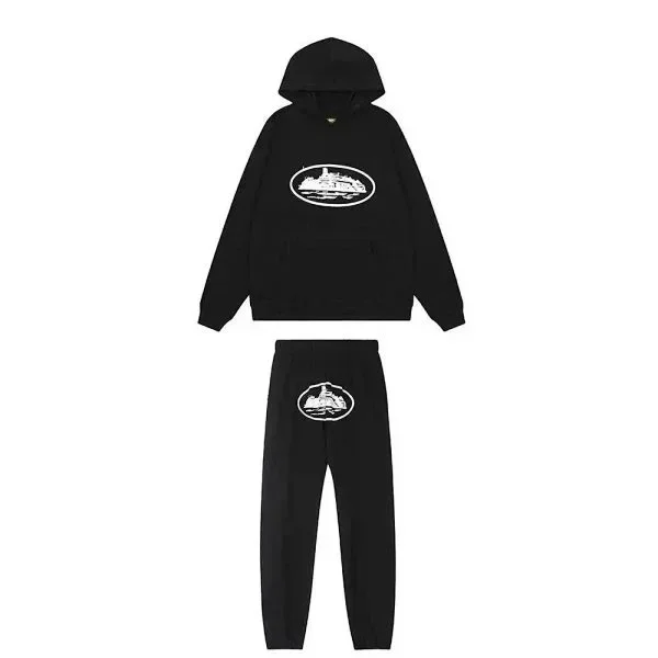 Other Black 'CO-17' Tracksuit Set with Oval Logo Black - 1