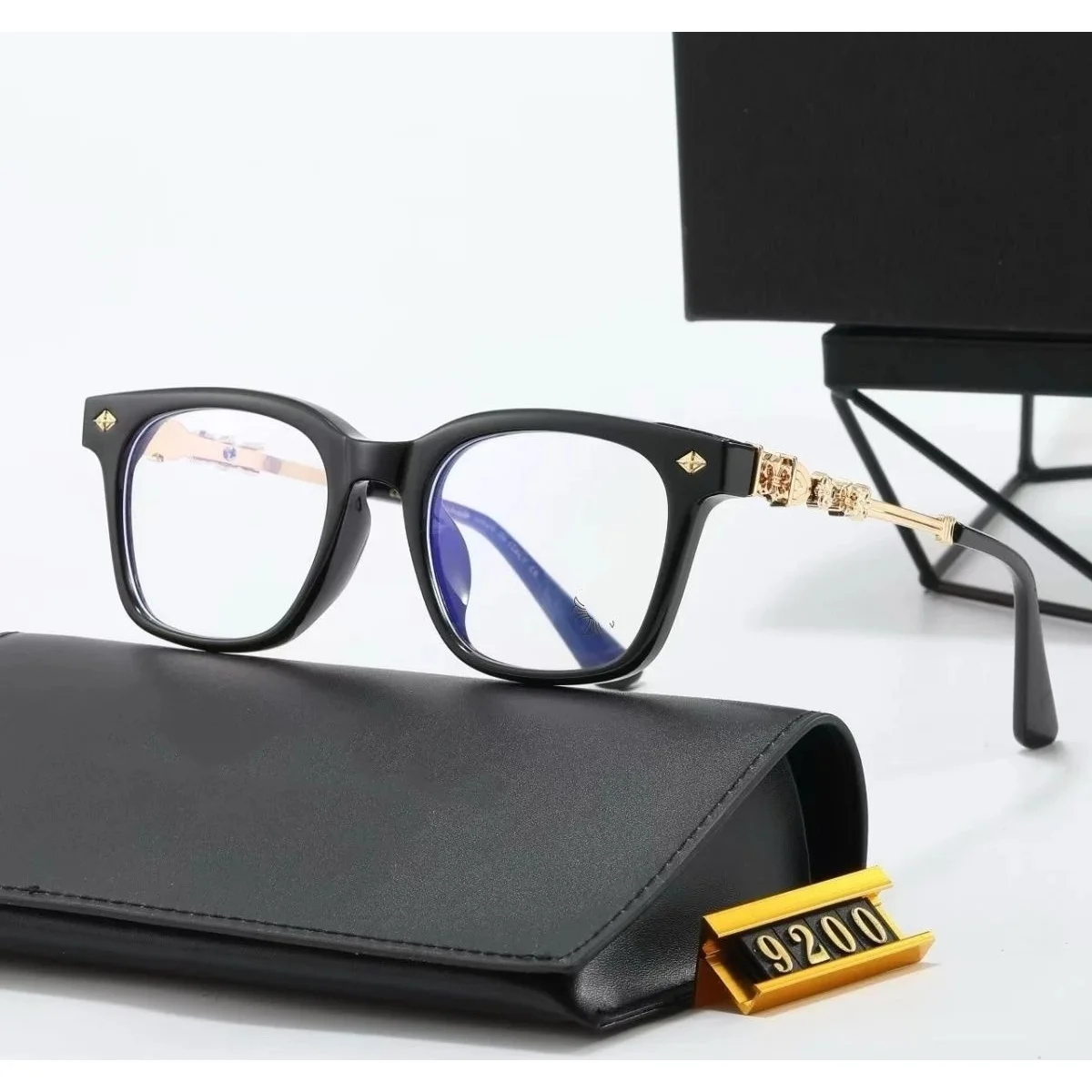 Chrome Hearts Chrome Hearts CH Cross 9200-黑金框 Eyewear Black