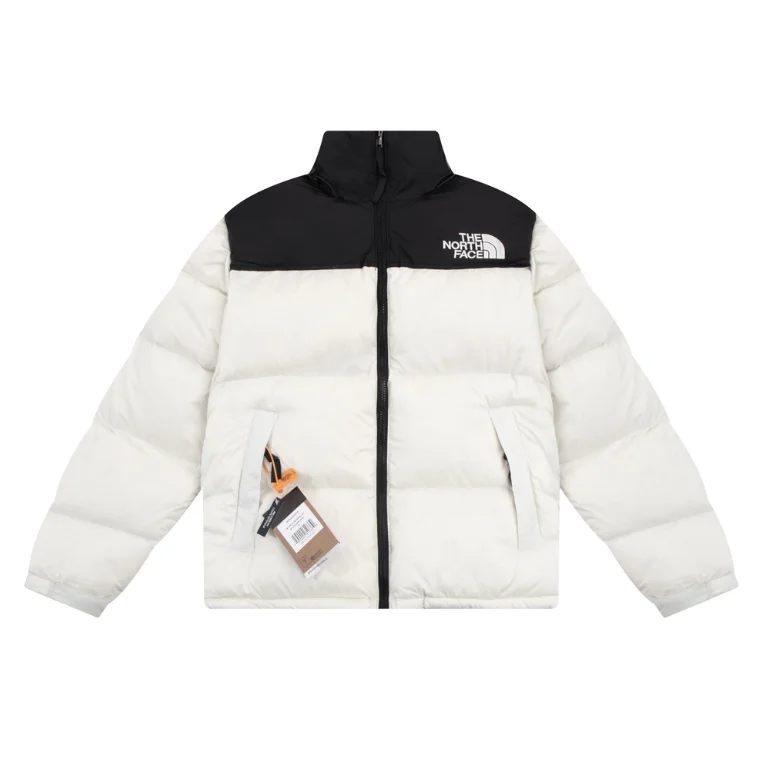 The North Face The North Face Nuptse White/Black Puffer Jacket White