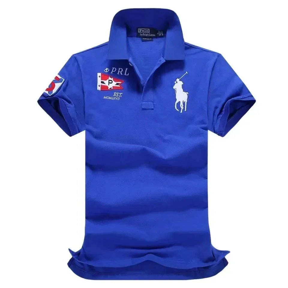Polo Ralph Lauren Polo Ralph Lauren Classic Logo Royal Blue Polo Shirt Blue - 1