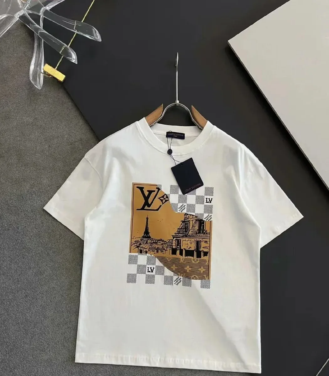 Louis Vuitton Louis Vuitton Monogram White/Paris Print T-Shirt White