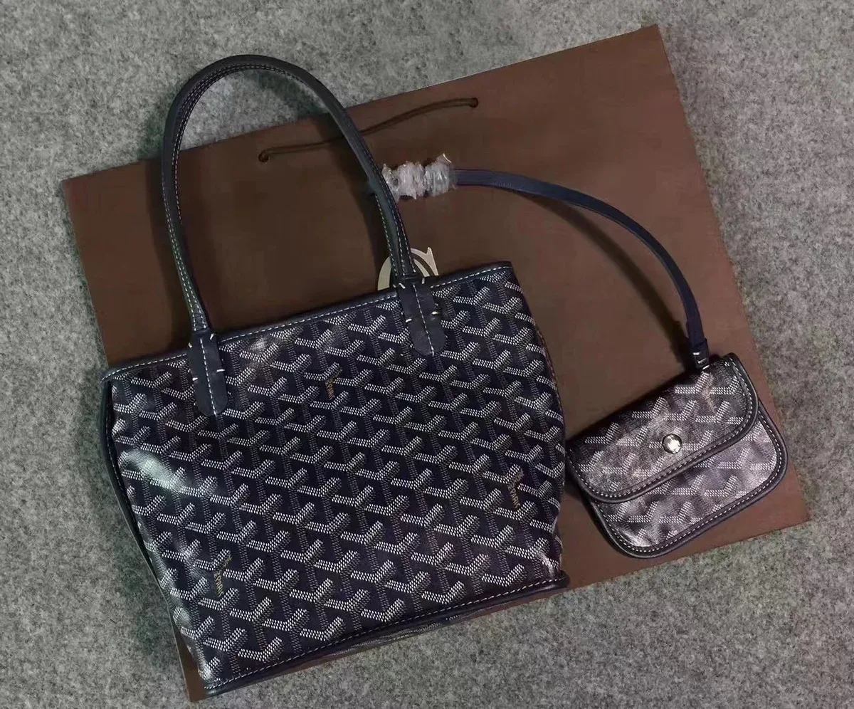 Goyard Goyard Monogram Sapphire Blue Tote Bag Blue