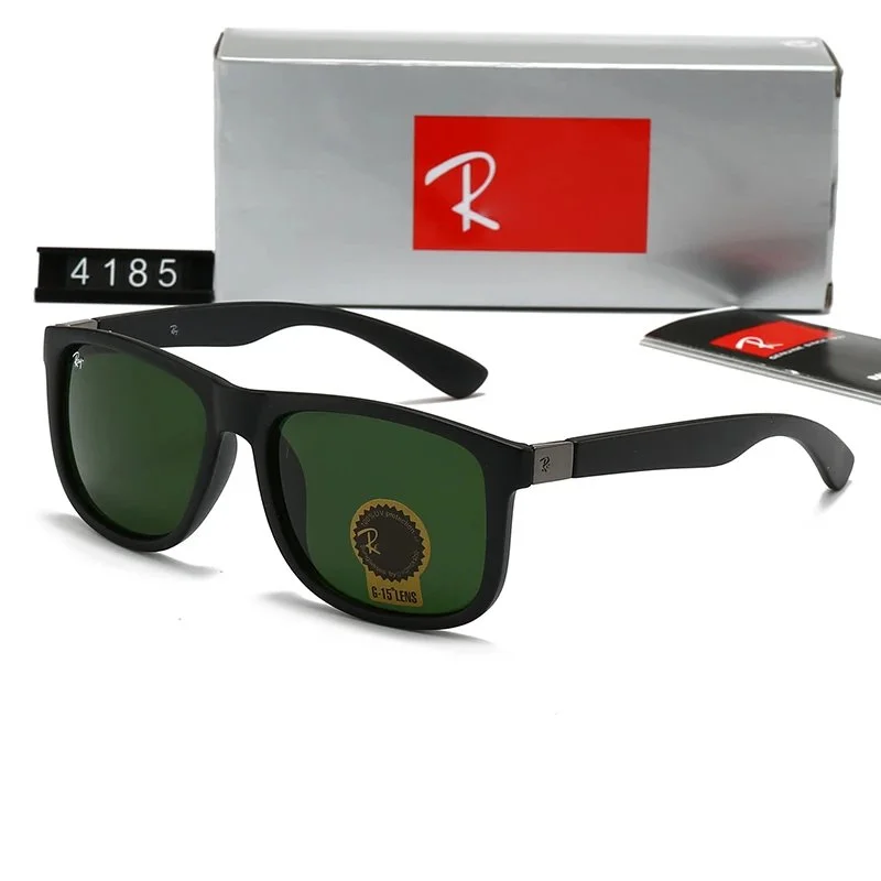 Ray-Ban Ray-Ban Classic Aviator 4185-A Green Polarized Sunglasses Black