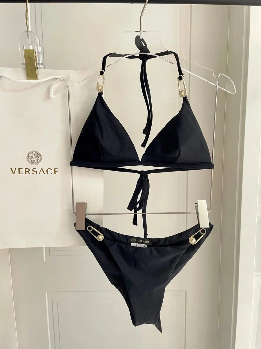 Versace Versace Black Medusa Bikini Set Black - 1