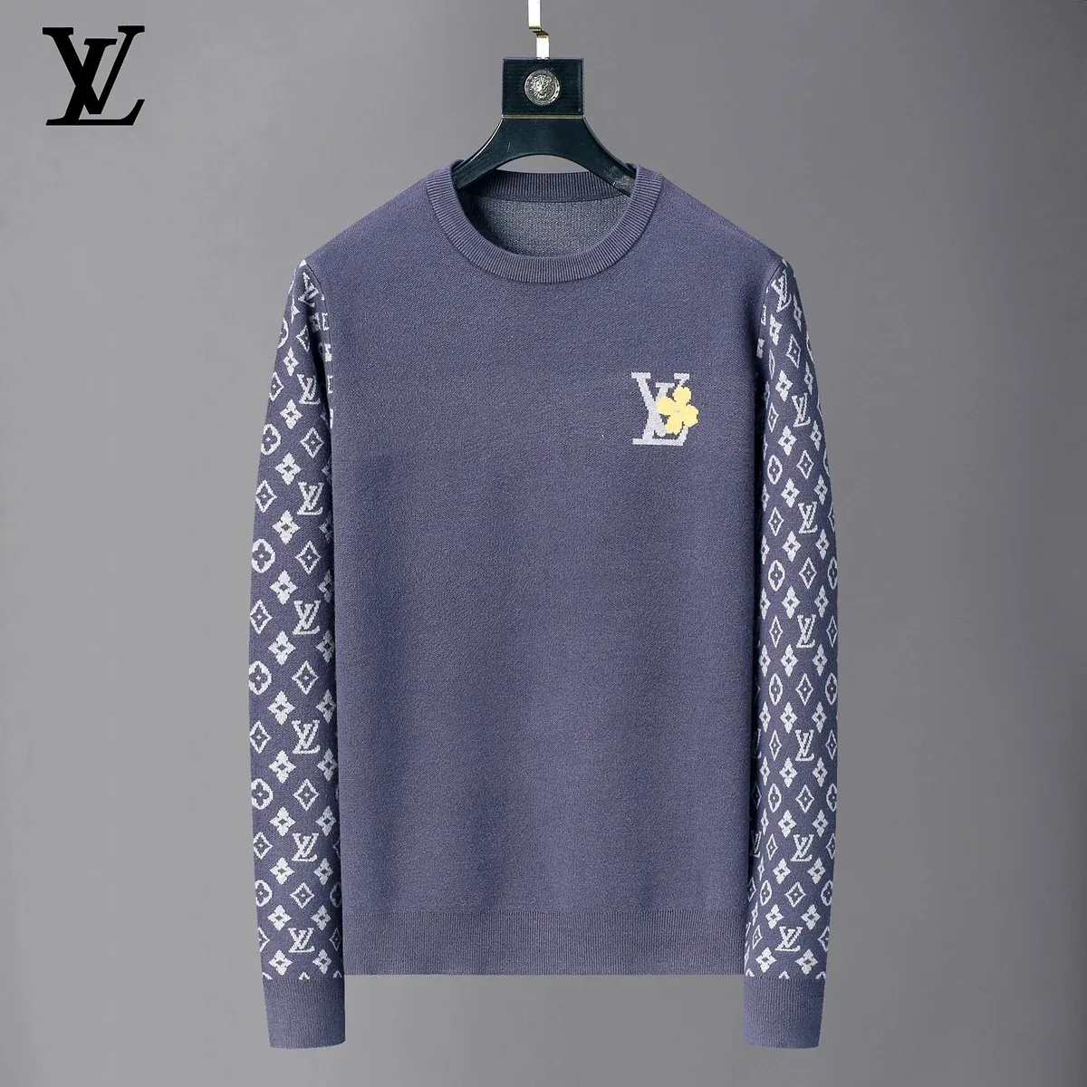 Louis Vuitton Louis Vuitton Lavender Monogram Knit Sweater Purple