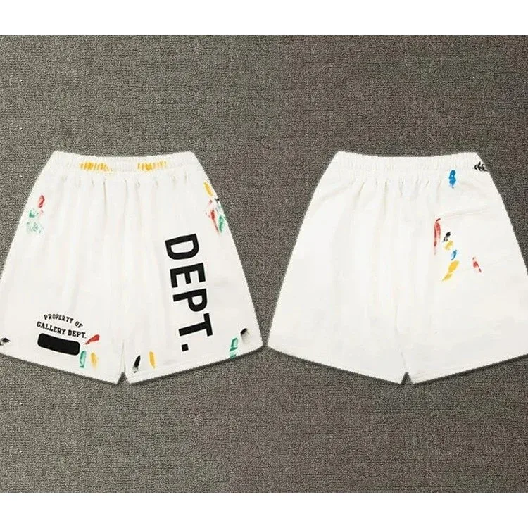 Gallery Dept. Gallery Dept. DEPT. Painted Shorts White White - 1