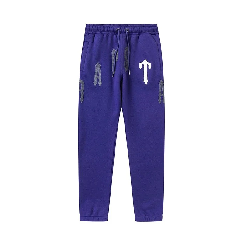 Palm Angels Palm Angels Track Deep Blue Sweatpants Blue - 1