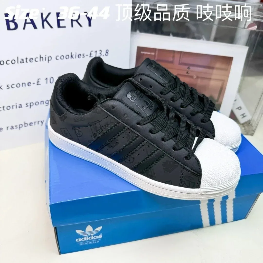 Adidas Adidas Superstar Triple Black Reflective Sneakers Black - 1