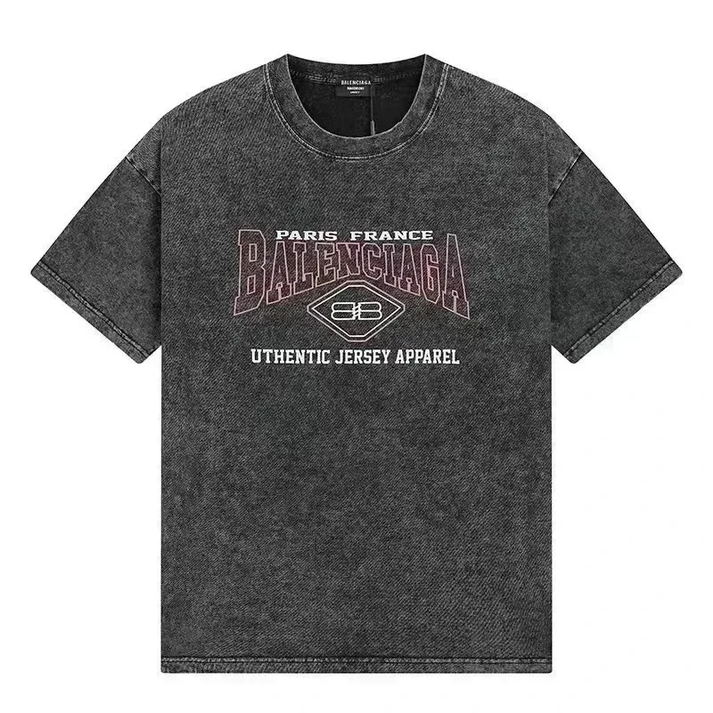 Balenciaga Balenciaga Paris France Black T-Shirt Black - 1