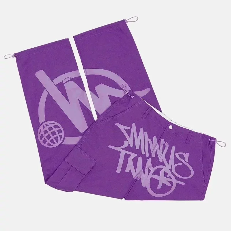 Purple 'FMINWRTUS' Printed Shorts