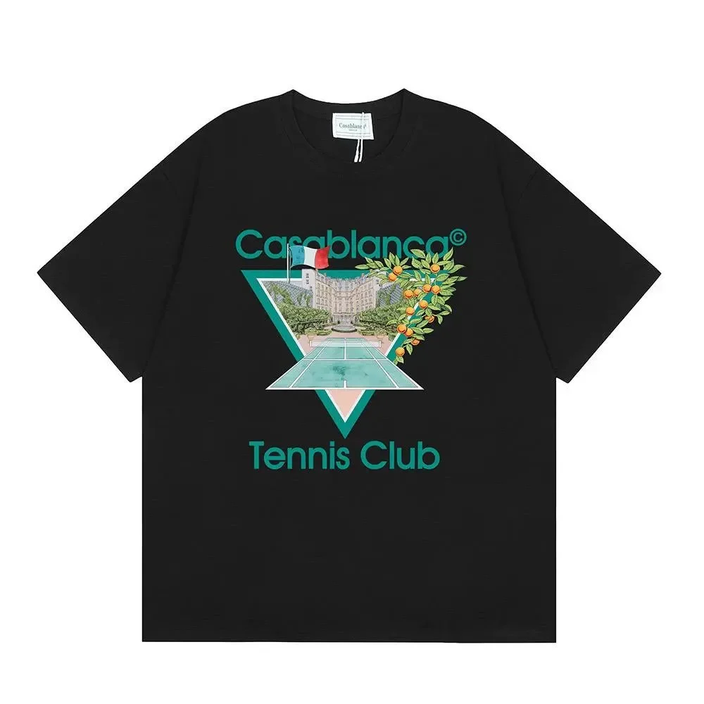 Casablanca Casablanca Tennis Club Black T-Shirt Black
