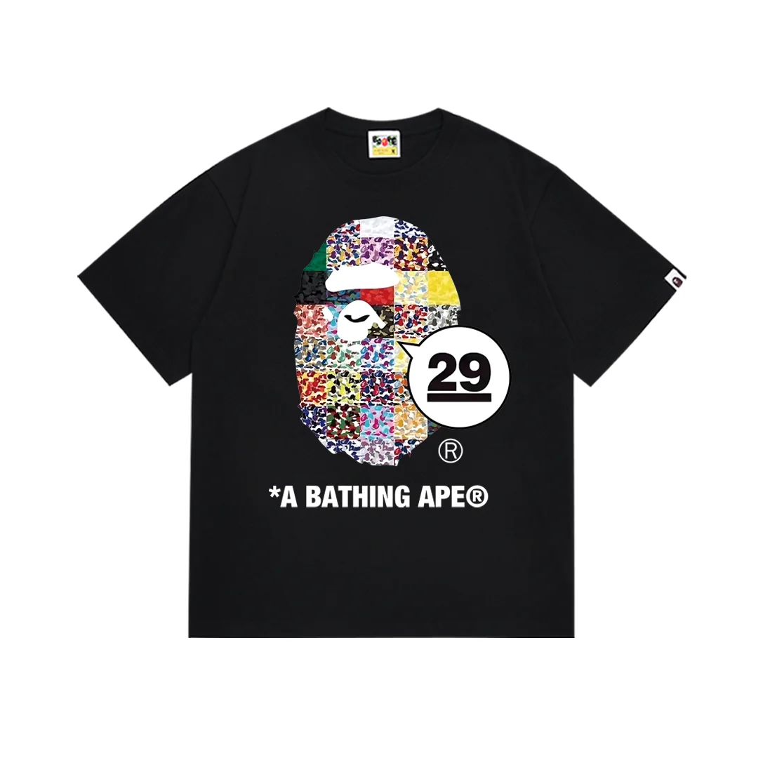 A Bathing Ape A Bathing Ape BAPE STA 29 Black T-Shirt Black - 1