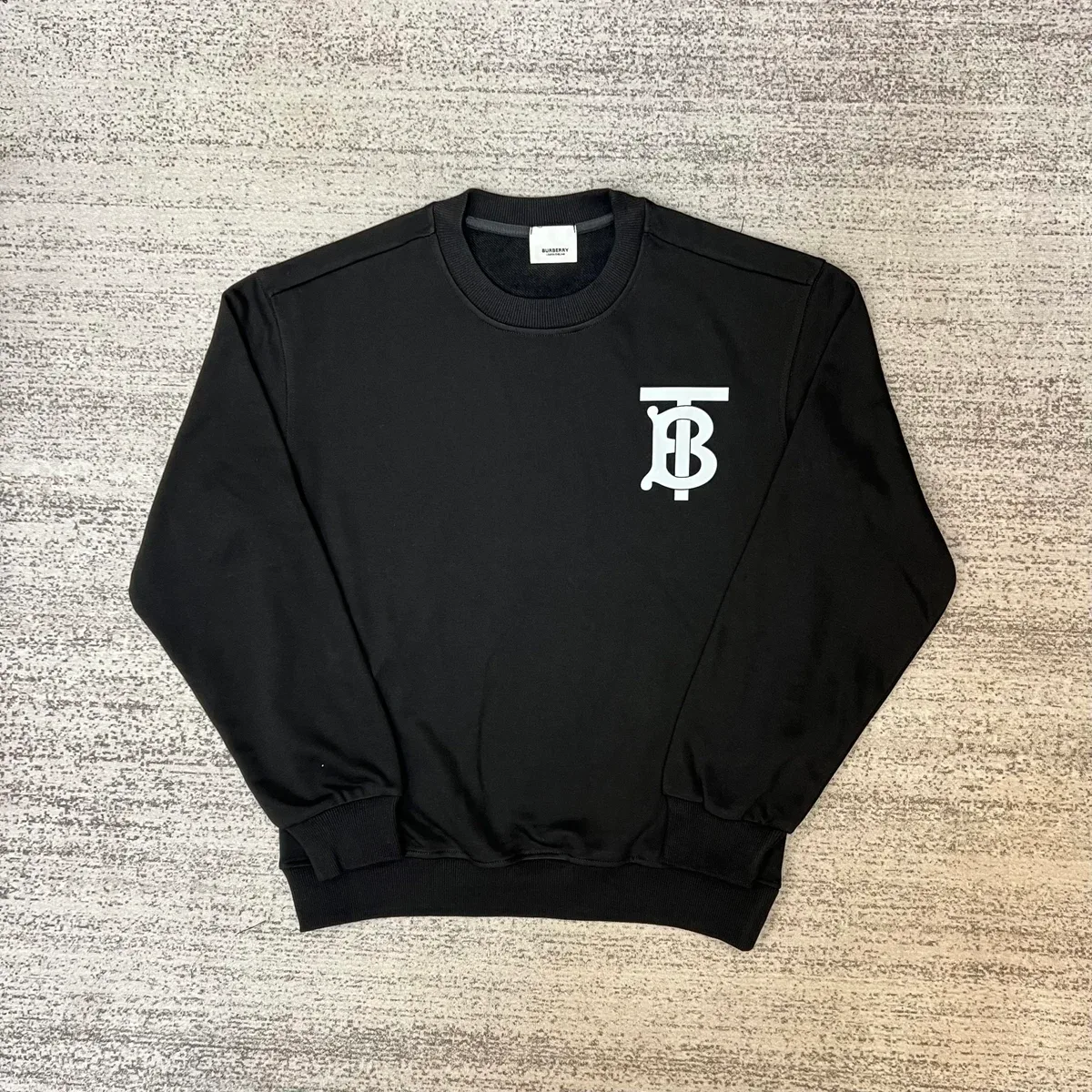 Burberry Burberry TB Monogram Black Sweatshirt Black