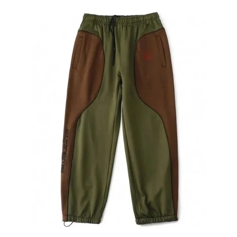 Supreme Supreme Box Logo Olive Green/Brown Track Pants Green