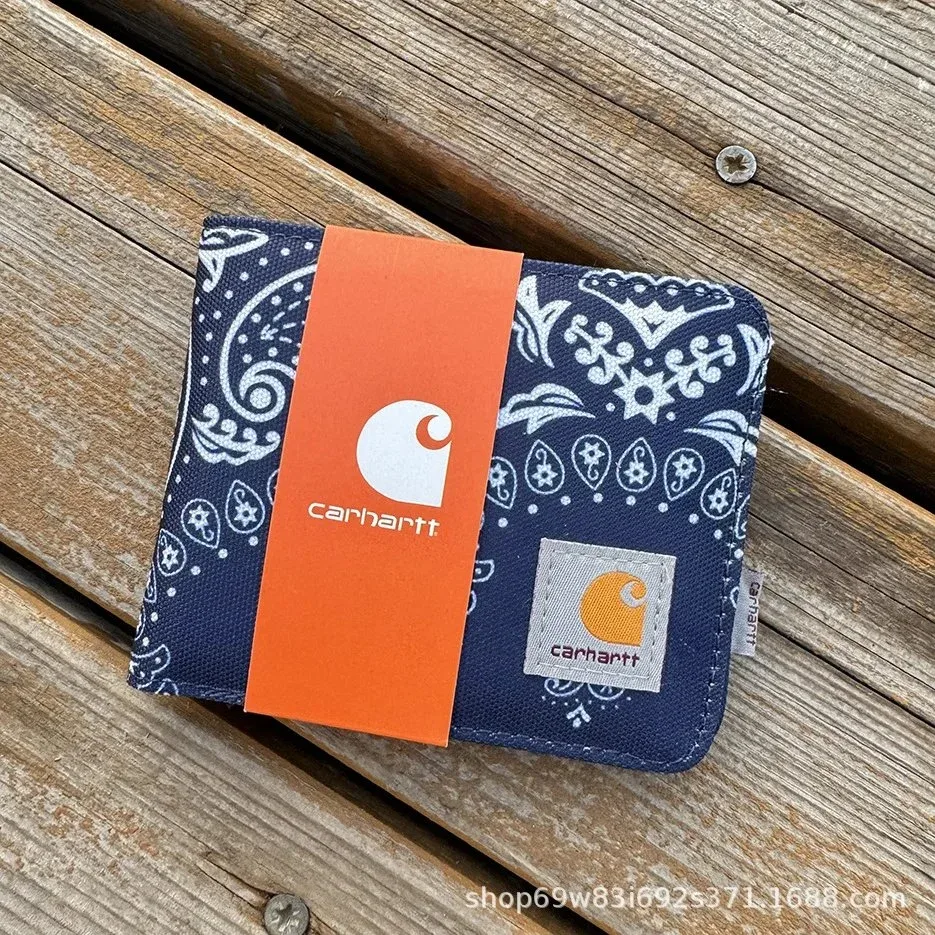 Carhartt Carhartt腰花蓝卡短钱包 Navy
