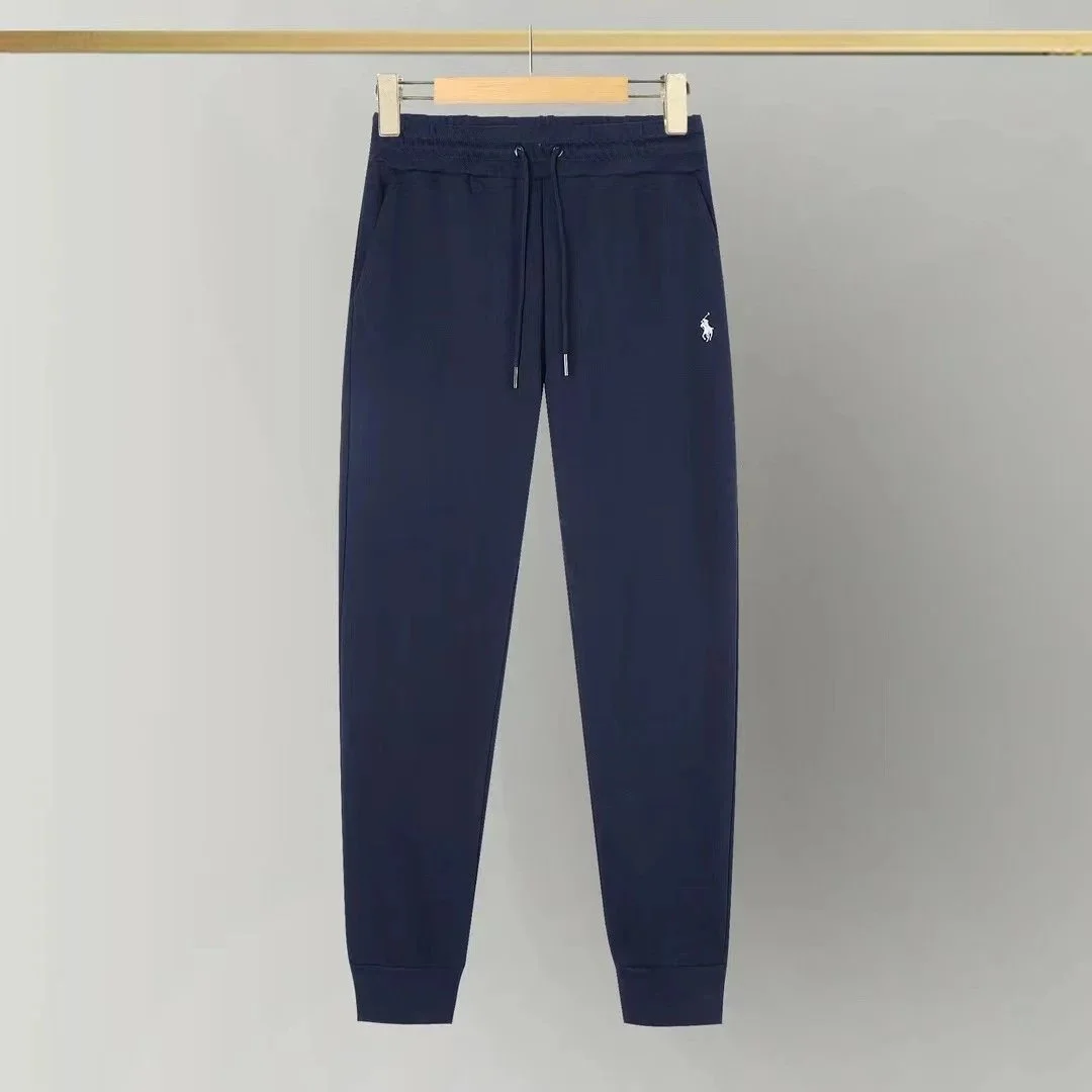 Polo Ralph Lauren Polo Ralph Lauren Classic Logo Navy Blue/White Logo Track Pants Navy - 1