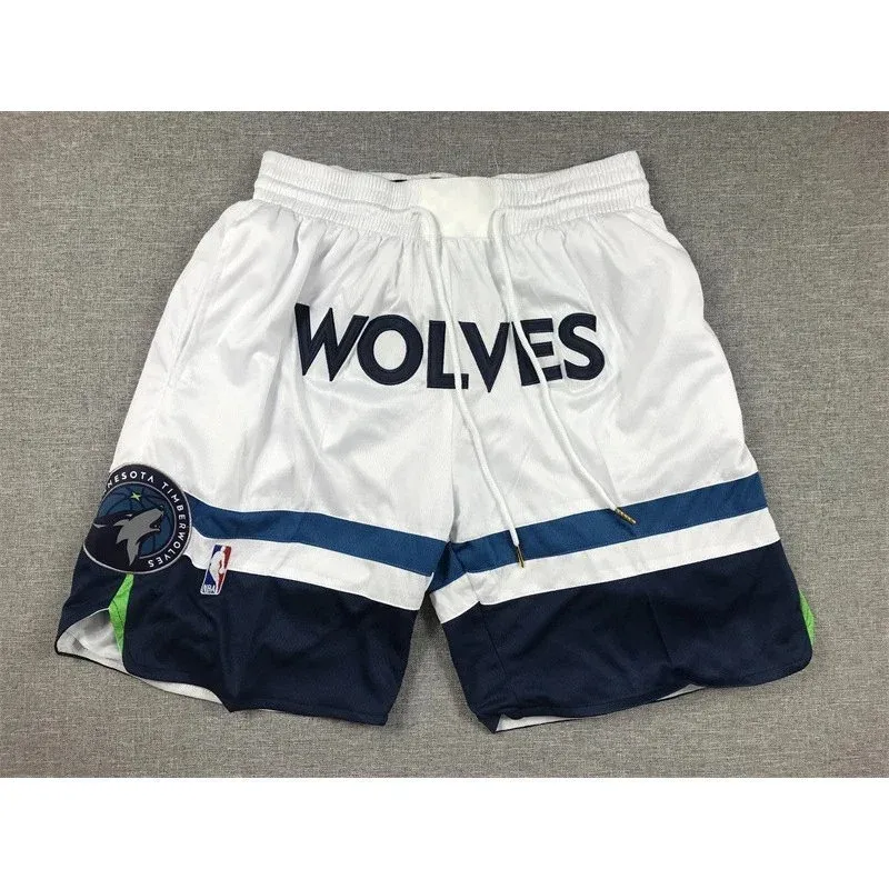 Other Minnesota Timberwolves White Blue Shorts White - 1