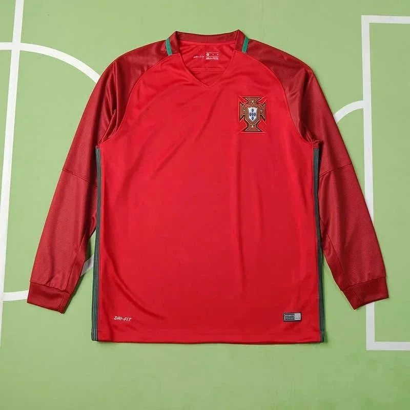 Nike Nike Portugal National Team Jersey Red Long Sleeve Red