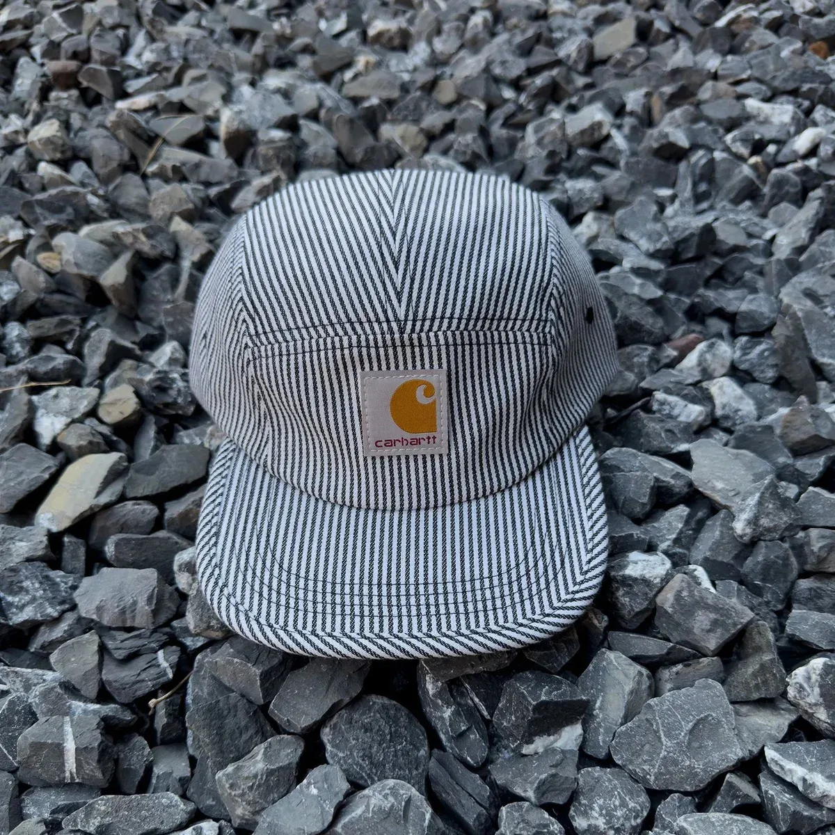 Carhartt Carhartt Striped Cap Black/White Headwear Black - 1