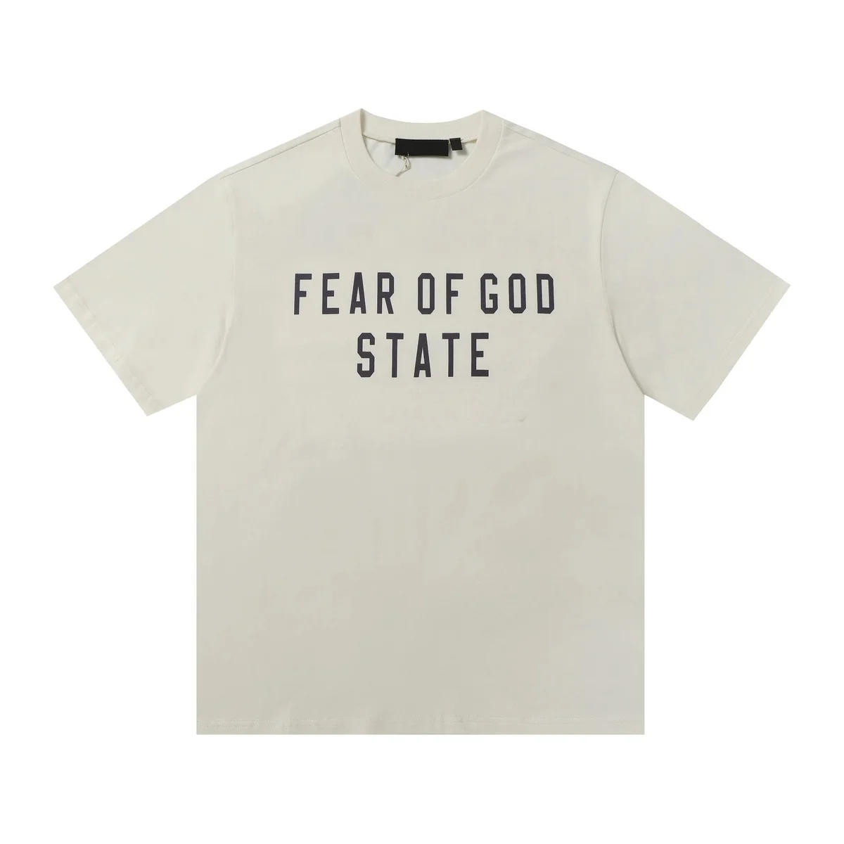 Fear of God Fear of God Essentials 'FEAR OF GOD STATE' Ivory T-Shirt Cream - 1