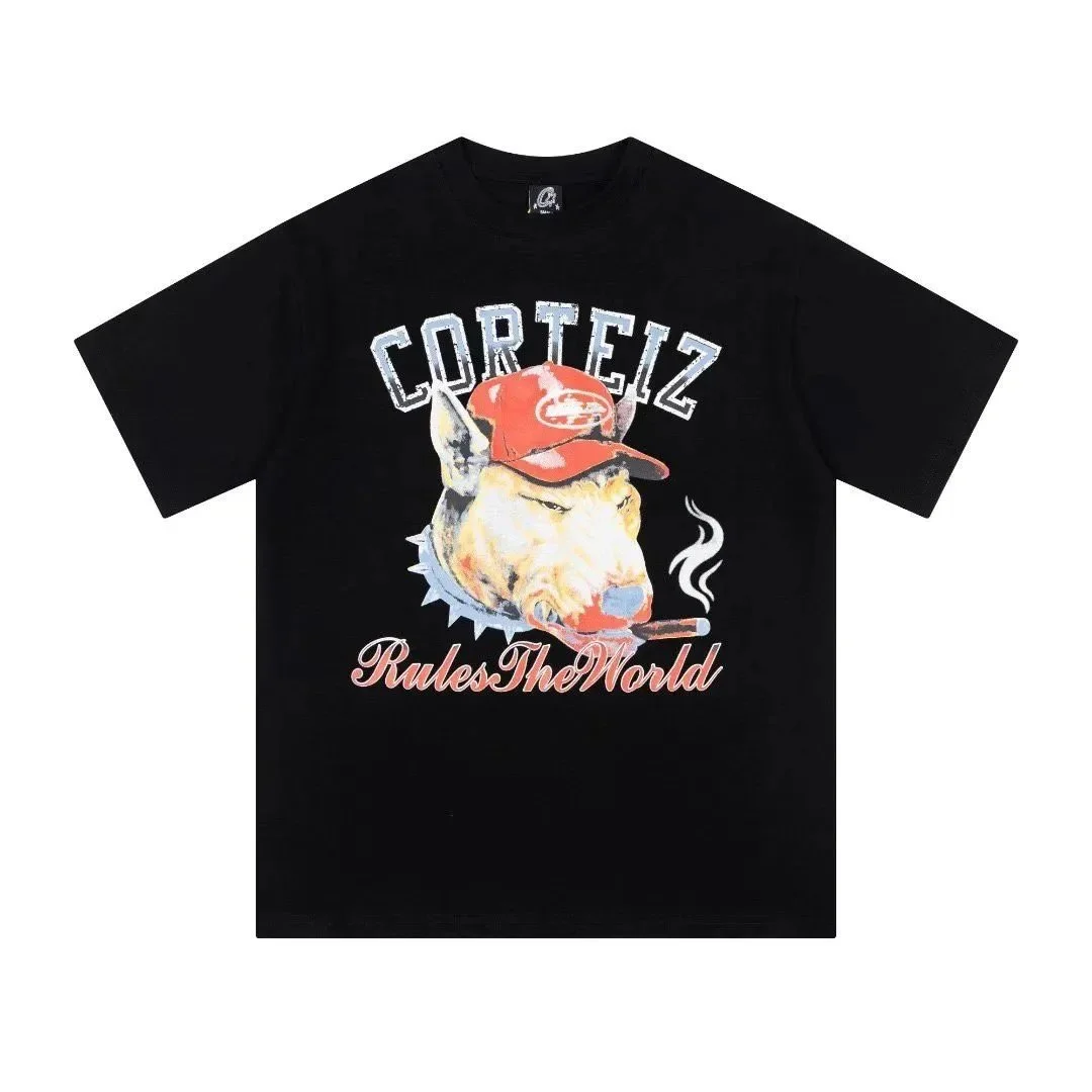 Corteiz Corteiz Rules The World Black T-Shirt Black - 1