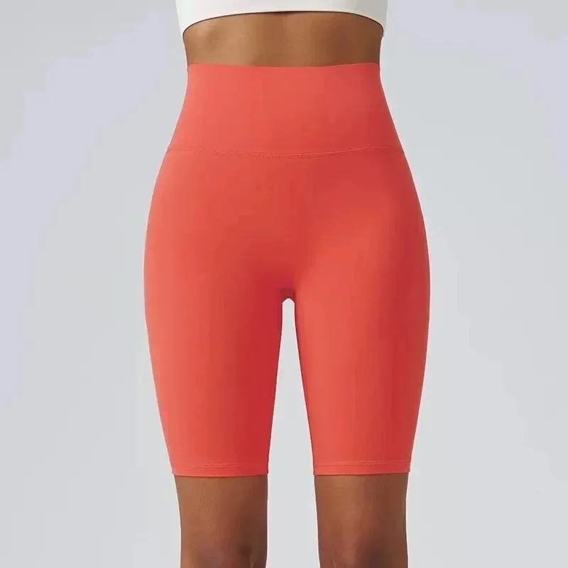 Other Venice Red High-Waisted Biker Shorts Red - 1