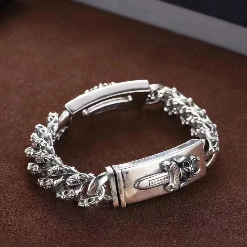 Chrome Hearts Chrome Hearts CH Cross SL30 Silver Bracelet Silver